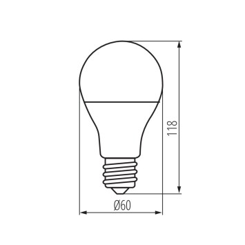 LED SMART žiarovka E27, 11,5W, 2700-6500K, RGB, 1055 lm, 60x118 mm obrazok-1