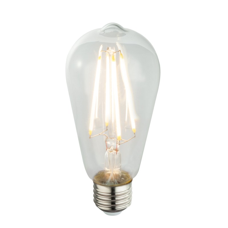 LED žiarovka Vintage E27, 7W, 3000K, 800 lm, 64x140mm