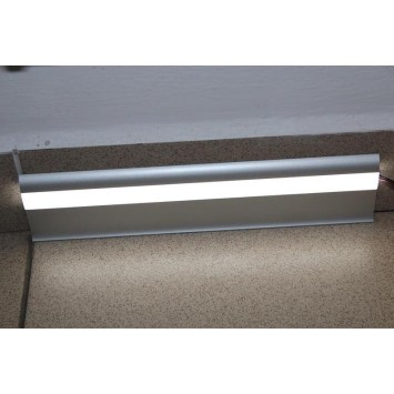 LED povrchový hliníkový profil XC17, strieborný, 60x10mm obrazok-1