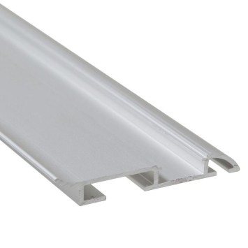 LED povrchový hliníkový profil XC17, strieborný, 60x10mm