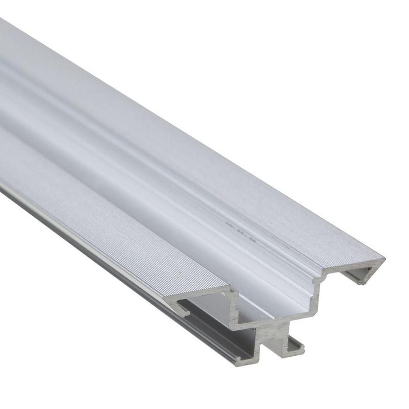 LED rohový hliníkový profil XC05, strieborný,40x14mm