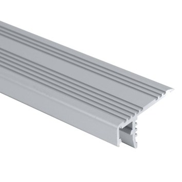 LED schodový hliníkový profil XC32, strieborný, 50x23mm